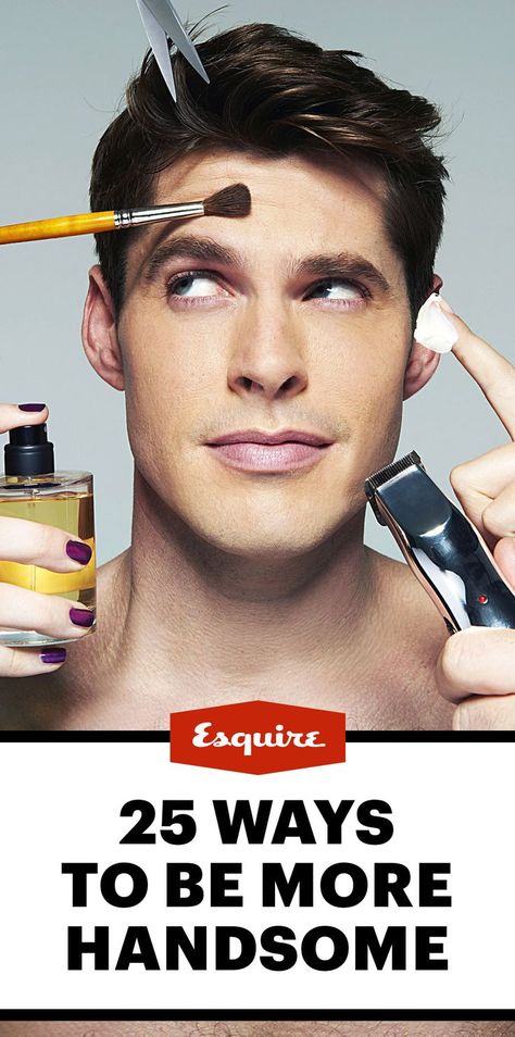 Easy Hairstyle, Men's Health Magazine, Gene False, Male Makeup, Male Grooming, Homemade Face, Mode Masculine, Mens Skin Care, Men's Beauty