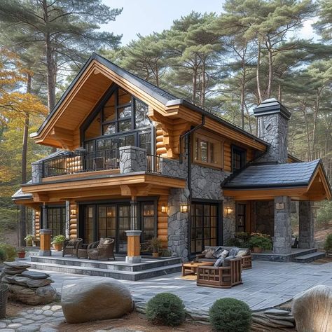 Jesse Brown, Barndominium Homes, Ocean Villa, Mountain Dream Homes, Lake Property, Rustic Cabins, Lake Houses Exterior, Luxurious Homes, Homesteading Ideas