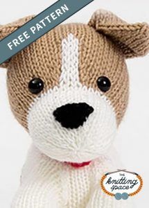 Surprise a loved one with this bubbly Buster knitted Jack Russell. It will definitely be an instant hit among kids and dog-loving family and friends. Knitted Puppy Pattern Free, Crochet Tapestry Pattern Free, Crochet Tapestry Pattern, Knitting Dolls Free Patterns, Knitting Patterns Free Dog, Knitting Projects Free, Knitted Dolls Free, Teddy Bear Knitting Pattern, Bunny Knitting Pattern