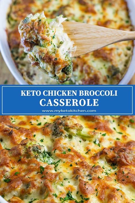 Keto Chicken Broccoli Casserole, Healthy Gluten Free Dinner, Keto Chicken Broccoli, Low Carb Chicken Casserole, Delicious Low Carb Recipes, Low Carb Low Fat Recipes, Low Carb Casseroles, Chicken Broccoli Casserole, Low Carb Recipe