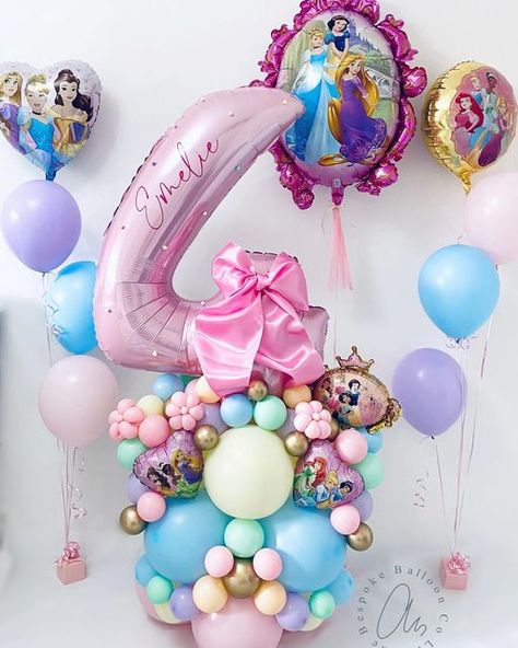 The Bespoke Balloon Co Ltd on Instagram: "When you wish upon a ⭐️ Disney Princess #wishuponastar #wishupon #star #starwish #disney #disneyprincess #disneyprincesses #princesstheme #balloons #balloonstack #balloonsculpture #balloonscupltures #bespokeballoons #themedballoonset #pretty #prettyballoons #birthdayballoons #pennington #leighlancashire #leigh #leighwigan #wigan #boostingbolton #connectingwigan #bolton #atherton #lowton" Disney Balloon Bouquet, Disney Princess Balloon Bouquet, Disney Princess Balloon Decorations, Disney Princess Balloons, Princess Balloon Decorations, Balloon Marquee, Princess Balloon, Princess Balloons, Pretty Balloons