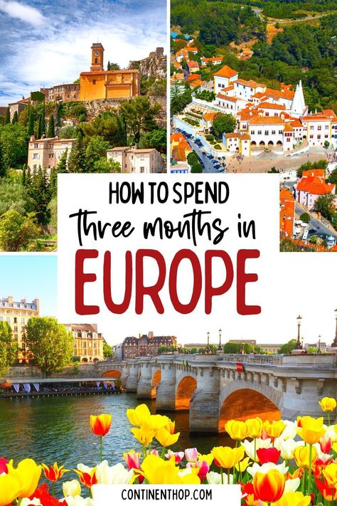 How to Spend Three Months in Europe | 3 months in Europe is a good duration to get to explore the best bits of Europe. This 3 month Europe itinerary has not just fun and adventurous activities but also tips and tricks to save money and the best places to stay and eat! 3 Month Europe Itinerary, Adventurous Activities, Europe Food, Europe Itinerary, European Holiday, European Road Trip, Best Vacation Spots, Europe Trip Itinerary, Europe Itineraries