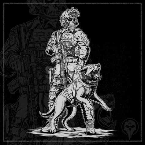 Tactical Reaper, Blade Runner Wallpaper, Ak 12, Soldier Graphic, Military Logo, Draw Anything, Dog Man, Military Working Dogs, Military Wallpaper