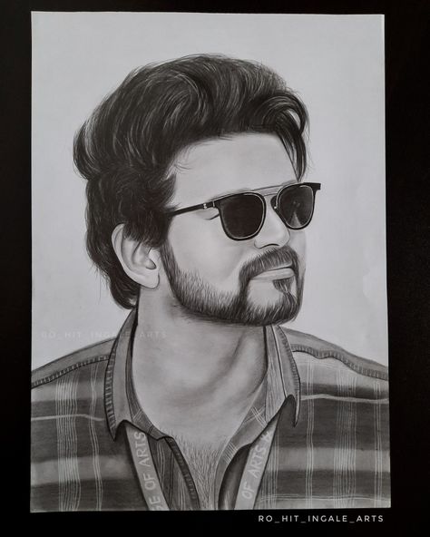 Subscribe-ro_hit_ingale _arts Thalapathy Vijay Drawing, Shading Sketches, Vijay Drawing, Sketch Outline, Aquaman 2018, Pencil Drawing Images, Celebrity Artwork, Celebrity Portraits Drawing, Pencil Portrait Drawing