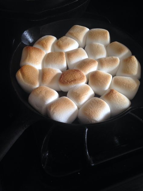 The smores dip I made.Quite easy if I don't say myself.Ingredients Gram crackers Hershey chocolate Large marshmallows.Preheat oven for about 5 minutes on 450. Then put the chocolate in a pan with the marshmallows resting on top. Up in the oven for 5 minutes and take it out when done. Lastly let sit for 5 minutes and serve. Tips. -Watch the marshmallows to make sure they won't scorch. They should be golden brown. Break the gram crackers into rectangles and dip them into the dip for easier access. Large Marshmallows, Gram Crackers, Smores Dip, Food Reference, Meals Ideas, Junk Food Snacks, The Dip, Hershey Chocolate, Food Drinks Dessert