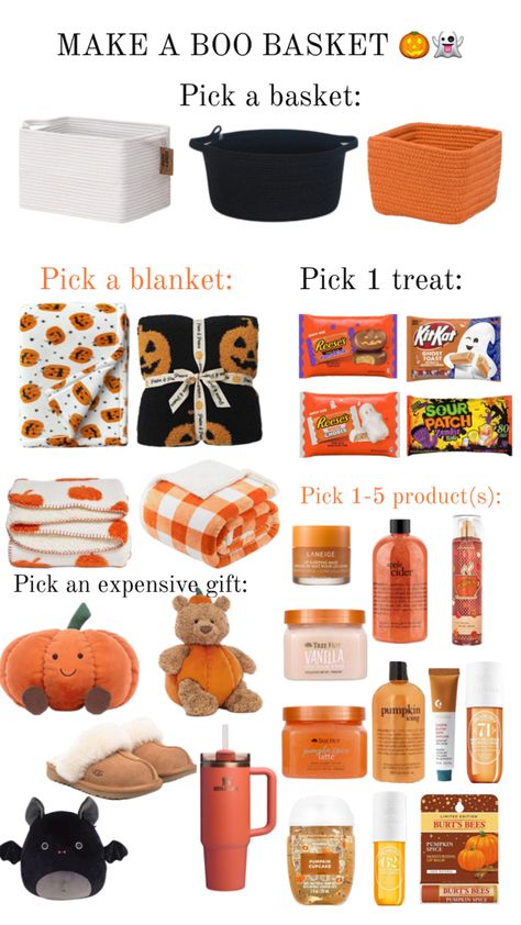 Check out my other boo basket ideas in my profile!! Boo Box Ideas, Basket Ideas For Best Friend, Basket Ideas For Girlfriend, Boo Basket Ideas For Boyfriend, Adult Boo Basket, Boo Basket Ideas For Girlfriend, Boo Basket Ideas For Best Friend, Fall Basket Ideas, Gift Basket Diy