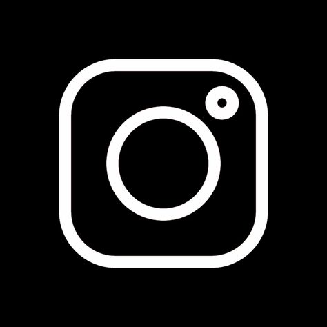 Instagram Dark Logo, Shortcut App Covers Aesthetic Black, Instagram Dark Icon, Instagram Icon Black, Black Camera Icon, Cool App Icons, Icon App Design, Homescreen App Icons, Black Homescreen