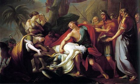 Greek Stories, Friends Or Lovers, Mythology Paintings, Greek Paintings, The Song Of Achilles, Song Of Achilles, Achilles And Patroclus, Greek Mythology Art, Ancient Mythology