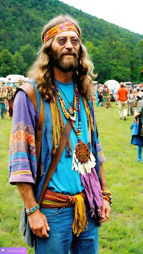 Hippie Outfits Men 70s, Hippie Clothes 70s, Hippie Outfits Men, 70s Hippie Outfits, Woodstock Costume, Woodstock Outfit, Hippie Outfits 70s, Hippie Style 70s, Woodstock Style