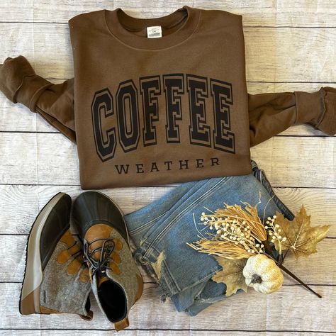 Unisex | 50/50 Blend Work Clothes, Mobile Coffee Shop, Coffee Sweater, Diy Christmas Tree Ornaments, Coffee Sweatshirt, Fun Sweatshirts, Fall Favorites, Fall Sweatshirt, Clothes Ideas