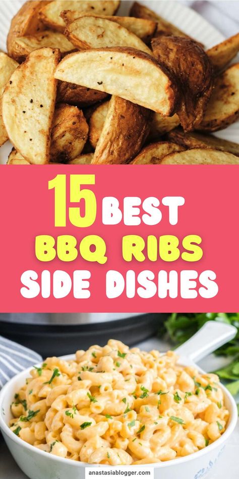 Bbq Food Sides Dishes, Side Recipes For Bbq, Ribs Dinner Ideas Sides, Rib Cook Off Party Ideas, Beef Rib Side Dishes, Ribs Meal Dinners, Good Sides With Ribs, Sides To Eat With Ribs, What Goes Good With Ribs Sides