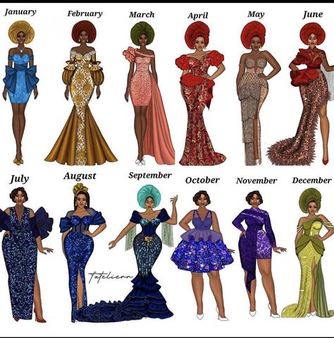 Based On Your Birth Month, Nigerian Lace Styles, African Prom Dresses, African Inspired Clothing, African Print Dress Designs, Prom Girl Dresses, African Fashion Traditional, African Fashion Modern, Nigerian Styles