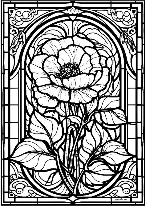 Stained Glass Window Coloring Pages, Glass Painting Drawing, Stained Glass Colouring Pages, Stained Glass Coloring Pages Printables, Stain Glass Coloring Pages, Stained Glass Art Patterns Free Printable, Stained Glass Window Drawing, Glass Painting Designs Pattern, Glass Painting Designs Pattern Printable