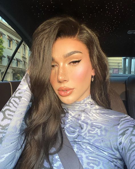 James Charles on Instagram: “on the way to work ✨” James Charles, Drag Queens, A Girl, To Work, The Way, Makeup, Instagram, Make Up