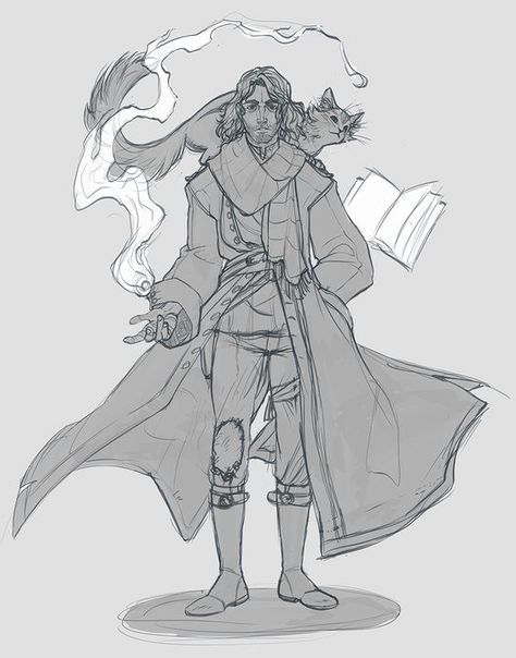 Wizard Familiar Art, Wizard Sketch Drawing, Wizard Familiar, Wizard Sketch, Wizard Drawing, Wizard Oc, Hobo Wizard, Wizard Drawings, Wizard Design