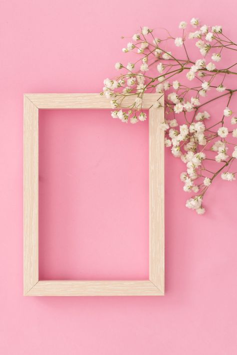 Download more Premium stock photos on Freepik White Gypsophila, Flowers Composition, Pink Flowers Wallpaper, Photo Frame Wallpaper, Flower Graphic Design, Instagram Photo Frame, Flowers Photo, Instagram Frame Template, Floral Border Design