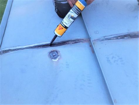 Let’s discuss the questions you might have when thinking about metal roof leak repairs. The first thing you need to examine the surface of the roof and try to find the reason. Reasons it happened:If you see scratches on the metal, you should coat them to prevent corrosion. If you notice a loose fitting or floppy joints where metal sheet is joined to other elements of the roof (for example, a ridge), then it is recomm Aluminum Sunroom, Sunroom Roof, Metal Roof Repair, Mobile Home Roof, Roof Leak, Roof Leak Repair, Leak Repair, Iron Sheet, Roofing Sheets