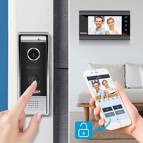 Intercom System, Video Door Phone, Phone Android, Pinhole Camera, Smart Video, Doorbell Camera, Wireless Doorbell, Outdoor Camera, Ios Phone