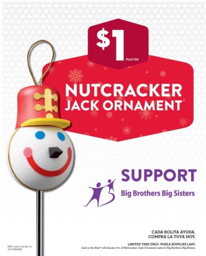 Nutcracker Jack Marches into Jack in the Box® for Holiday Fundraiser Big Brothers Big Sisters, Big Brother Big Sister, Big Sisters, Big Brothers, Jack In The Box, Nutcracker, A Holiday, The Box, Product Launch