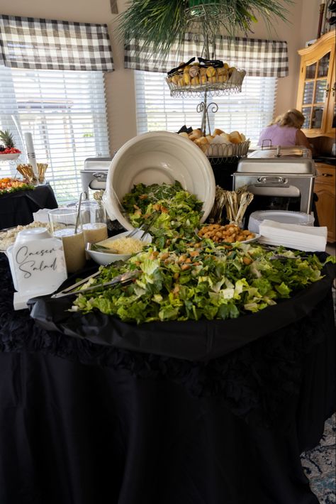 Appetizer Displays Presentation, Salad Buffet Display Presentation, Food Arrangement Ideas Buffet Tables Wedding Reception, Salad Bar Decoration Ideas, Salad Bar Display Presentation, Salad Display Ideas Presentation, Salad Bar Wedding Receptions, How To Keep Salads Cold At A Party, Salad Table Display Buffet