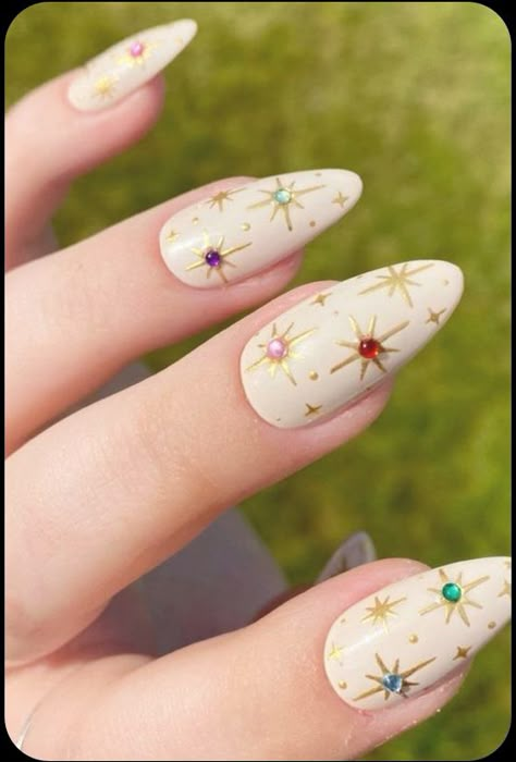 Firework Nails, Star Nail Designs, Sky Nails, Star Nail Art, Hippie Nails, Moon Nails, High Maintenance, Sparkle Nails, Star Nails