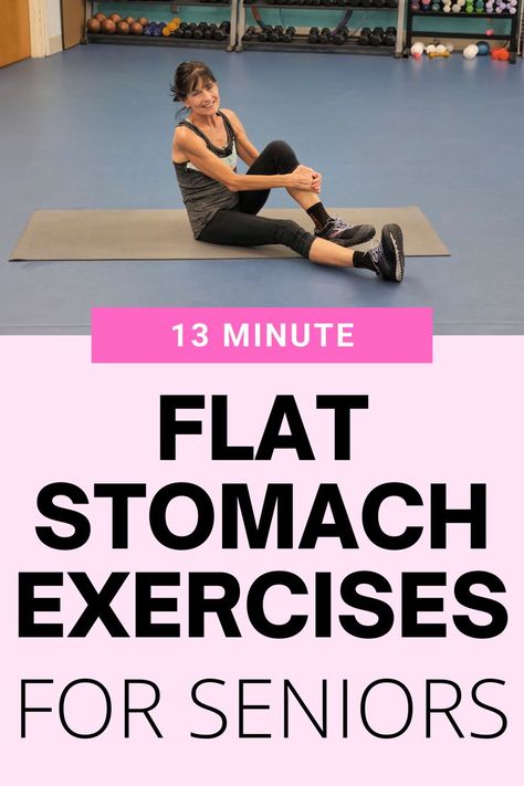 Stomach flattening exercises for seniors Flat Stomach Exercises, Stomach Exercises, Exercises For Seniors, Workout For Flat Stomach, Senior Fitness, Flat Stomach, Lose 50 Pounds, Belly Workout, Fitness Workout For Women