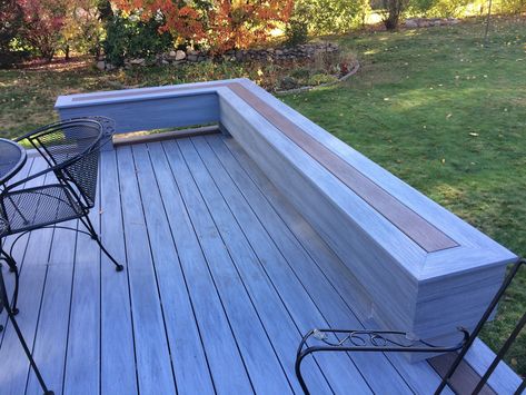 Decks Without Railing Pictures, Ideas, & Designs | Page 2 | Decks.com Creative Deck Ideas, Driftwood Light, Ground Level Deck, Deck Addition, Deck Features, Deck Makeover, Pvc Decking, Deck Pictures, Dream Deck