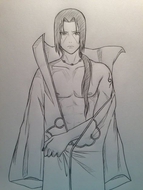 Naruto Sketch Drawing, Naruto Tattoo, Itachi Uchiha Art, Naruto Sketch, Best Anime Drawings, Naruto Drawings, Naruto Uzumaki Art, Naruto Anime, Anime Drawings Tutorials