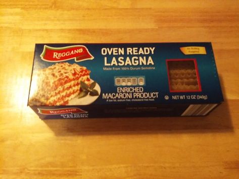 Reggano Oven Ready Lasagna Noodles (and Recipe Review) | ALDI REVIEWER Lasagna Recipe With Oven Ready Noodles, Oven Ready Lasagna Recipe, Recipes With Lasagna Noodles, Recipes Lasagna, Oven Ready Lasagna, No Boil Lasagna, Baked Lasagna, Lasagna Ingredients, Pasta Noodle Recipe