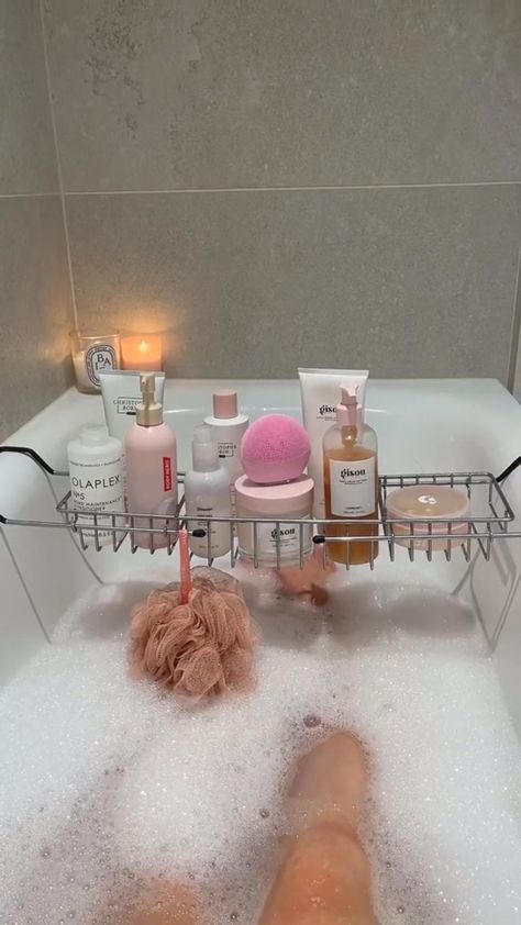 not my pick. i lowkey want this bathtub and the stuff in it so bad tho. Cute Bathtub, Aesthetic Self Care, After School Routine, Cute Diy Room Decor, Beauty Routine Tips, Healthy Morning Routine, Shower Skin Care, Life Routines, Facial Skin Care Routine