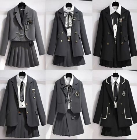 True Beauty Uniform, Korean Highschool Uniforms, Korean School Uniform Outfits, Uniform School Aesthetic, Korean School Uniform Aesthetic, Pretty School Uniforms, Fancy School Uniform, Korea School Uniform, School Uniform Outfits Aesthetic