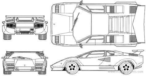 Lamborghini Countach Tattoo, Lamborghini Countach Drawing, Lamborghini Blueprint, 80s Cars, Blueprint Drawing, Lamborghini Lamborghini, Cars Lamborghini, Beetle Car, Hypebeast Wallpaper