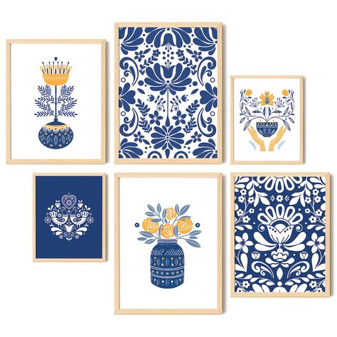 PRICES MAY VARY. Elegant Scandinavian Decor: These Scandinavian wall print embody the timeless design principles of Nord decor for home. The soft abstract shapes of Norwegian folk poster will effortlessly complement any home decor, living room, bedroom, kitchen or office Scandinavian Flower Set Includes: Our Swedish folk art provides you with six diverse flowers art, two each in sizes 12x16 inches, 11x14 inches, and 8x10 inches, allowing for hanging and adding a touch of Norwegian decorations st Kitchen Pictures Decor Wall Art, Scandinavian Folk Art Swedish Style, Norwegian Decor, Folk Art Prints, Scandinavian Painting, Scandinavian Artwork, Scandinavian Decor Living Room, Pictures For Bedroom, Nordic Winter