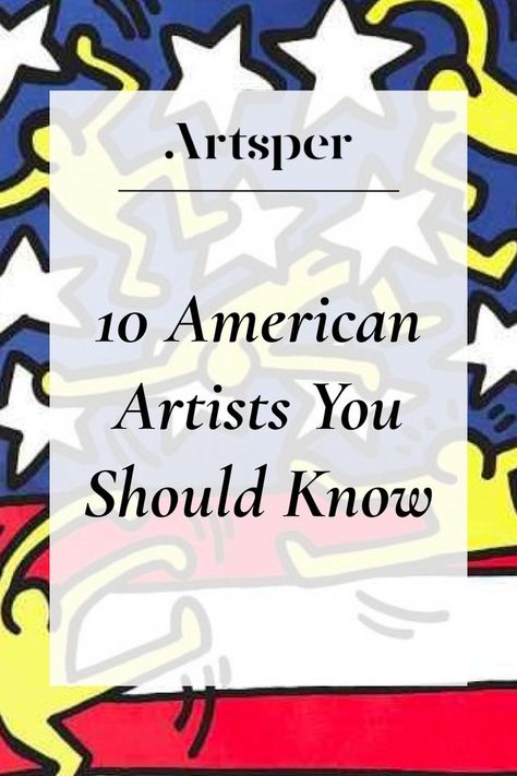 With Edward Hopper, Man Ray, Norman Rockwell, Jackson Pollock, Andy Warhol and a lot more,  American artists of the 20th century were the catalysts of modern and contemporary art. Artsper now presents 10 of the most famous of them! / Art facts, History of Art, Famous Artists, French Artist American Artists Painting, American Artists Famous, Abstract Painters Famous, Famous Artists Preschool, Famous Artist Projects For Middle School, American Gothic Parody Art Lesson, Famous Modern Art, Art Lessons Elementary Famous Artists, Multicultural Night