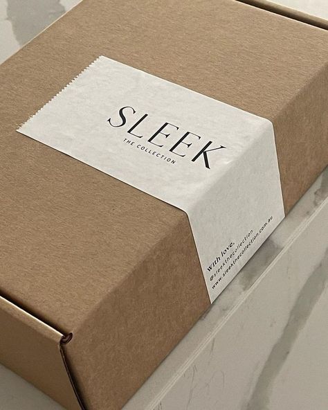 Printing On Tissue Paper, Custom Tape, Kraft Packaging, Luxury Packaging Design, Modern Packaging, Packaging Ideas Business, Clothing Packaging, Small Business Packaging Ideas, Branding Design Packaging