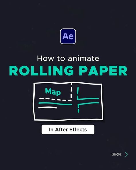 Ujjwal Khatri on Instagram: "🚨Tutorial Alert!!🚨  -ROLLING PAPER- IN 6 EASY STEPS  ✨Step 1: Create a rectangle shape, convert it to a bezier path, and animate the points as shown above.  ✨Step 2 Create another shape and animate the points, creating a semi-cylindrical shape as shown above.  ✨Step 3: Create a rolling stroke, as seen above, using the pen tool, and animate its path using the trim path.  ✨Step 4: Create a stroke using the Pen tool, and animate its position. Animate length using the trim path, as seen above.  ✨Step 5: Animate the position to bring the paper to the center, using a null object as above.  ✨Step 6:Add turbulence displace effect by creating an adjustment layer.  ⭐Learn this awesome animation in adobe after effects.   ✉️DM me for more queries  #tutorial #tips #trick Premiere Pro Tutorials, Adobe After Effects Tutorials, Ux App Design, Motion Graphics Tutorial, Adobe Tutorials, Learning Stations, Motion Design Video, Motion Graphics Inspiration, Blender Tutorial