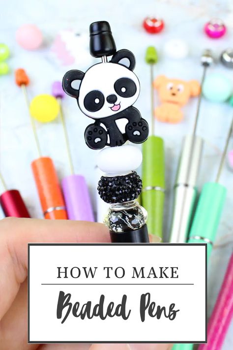 How to Make Beaded Pens The Fast and Easy Way – Golden Age Beads Blog Bead Stopper, Pen Diy, Beaded Pens, Brick Stitch Earrings, Bohemian Bags, Beadable Products, Bead Weaving Patterns, Cute Pens, Beautiful Pen