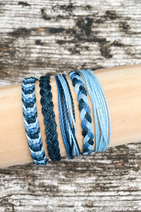 Set of 5 surfer bracelets for men. Waterproof and adjustable. Fishbone Bracelet, Brazilian Bracelet, Surf Bracelet, Blue Macrame, Surfer Jewelry, Boys Bracelets, Bracelet Pack, Surfer Bracelets, Bracelet Craft Diy