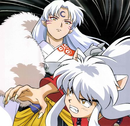 A Brotherly Fight - Inuyasha Wallpaper ID 454274 - Desktop Nexus Anime Inuyasha And Sesshomaru, Kagome Higurashi, Dark World, Inuyasha, Anime Images, Anime Icons, Favorite Character, Cool Art, Iphone Wallpaper