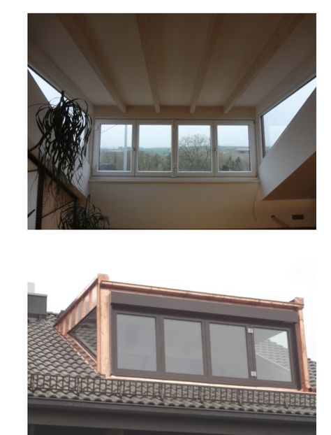 Attic Windows Ideas, Potkrovlje Ideas, Garage Skylight, Loft Conversion Before And After, Roof Addition Ideas, Metal Roofs, Roof Windows, Window In Shower, Attic Conversion