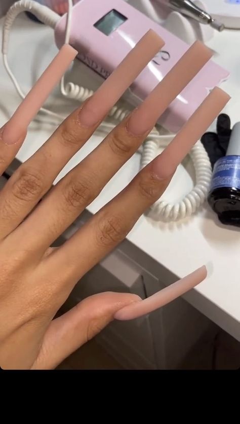 Plain Long Nails, Plain Acrylic Nails, Tapered Square Nails, Long Acrylic Nail Designs, Short Square Acrylic Nails, Long Acrylic Nails Coffin, Acrylic Nails Coffin Pink, Unique Acrylic Nails, Nails Only