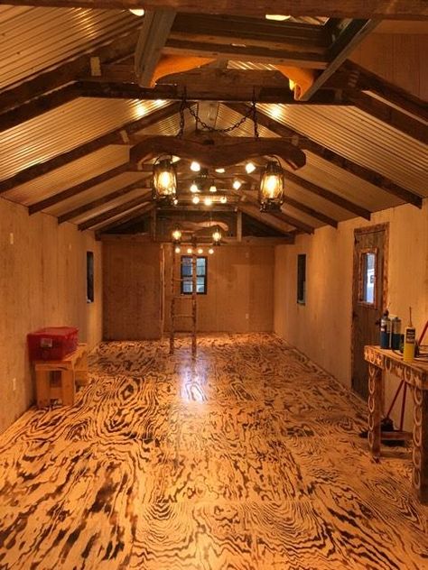 Burnt Plywood Floor. What a Beautiful look with minimal cost Burnt Plywood Floor, Stained Plywood Floors, Plywood Floor, Plywood Flooring, Remodeling Mobile Homes, Tiny House Cabin, Diy Flooring, Flooring Options, Furniture Design Modern