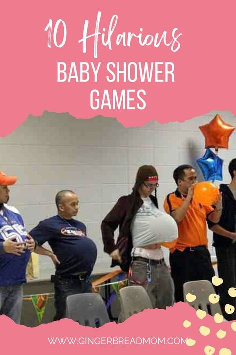 Hilarious Baby Shower Games, Co-ed Baby Shower Games, Newborn Baby Bottles, Baby Shower Game Ideas, Baby Name Game, Games For Men, Baby Shower Party Games, Boy Baby Shower Games, Coed Baby Shower