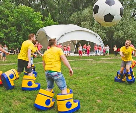 Shoes Fun, Hockey Arena, Games Family, Fun Outdoor Games, Soccer Table, Bouncy Ball, Family Fun Games, Giant Inflatable, Soccer Goal