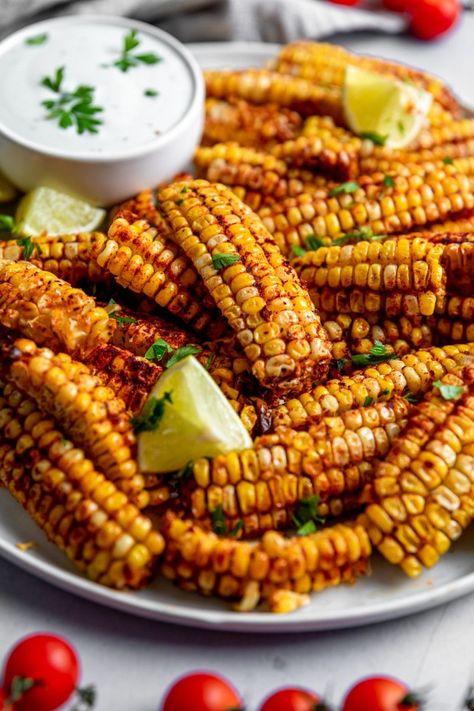 Super Easy Roasted Corn Ribs - Sunny with Shadows Corn Sticks Recipe, Fresh Corn Recipes, Corn Ribs, Corn Recipes Side Dishes, Veggie Ideas, Thanksgiving 2023, Corn Dishes, Meatless Main Dishes, Roasted Corn