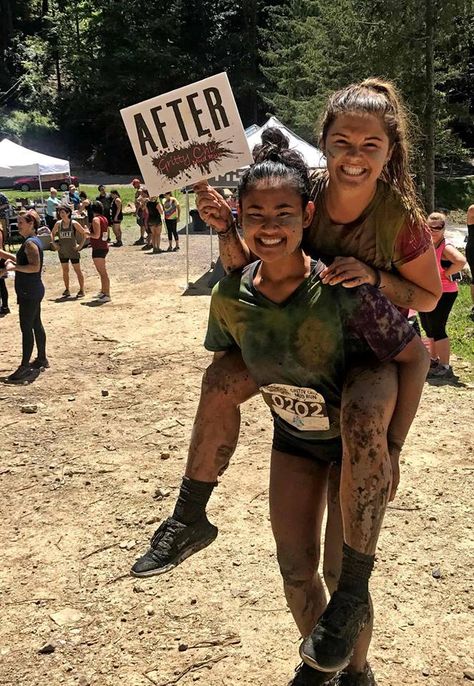 The 2018 Gritty Chix Mud Run is June 23! Mud Run Aesthetic, Mud Run Outfits, Ellie Aesthetic, Muddy Princess, Running Inspo, Mud Race, 2025 Goals, Healthy Life Hacks, Tri Sigma