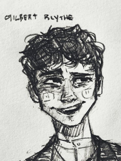 Anne With An E Sketch, How To Draw Gilbert Blythe, Anne With An E Drawing, Gilbert Blythe Drawing, Anne And Gilbert Fanart, Gilbert Blythe Aesthetic, Anne With An E Art Drawing, Anne With An E Drawing Pencil, Gilbert Blythe Photo