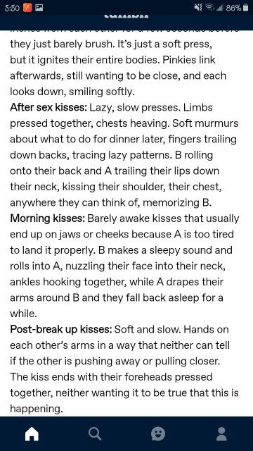 Writing Kiss Scene Tips, Otp Kiss Prompts, Kiss Writing Prompts, Meet Cute Ideas, Friend Writing Prompts, Kiss Prompts Writing, Fictional Kiss Prompts, Kisses Prompts, Kissing Prompts Writing