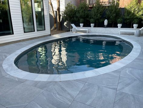 Spool Pool, Cocktail Pool, Small Inground Pool, Dipping Pool, Pools For Small Yards, Wading Pool, Plunge Pools, Swimming Pool Construction, Pools Backyard Inground