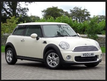 Car- Pepper White MINI Mini Cooper 3 Door, Cream Mini Cooper Aesthetic, Cream Mini Cooper, White Mini Cooper, Cream Car, Mini Cooper Custom, Mini Cabrio, Mini Morris, Disney Cars Birthday